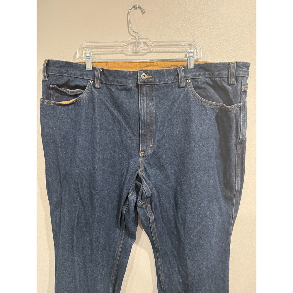 Duluth Trading‎ Co. Straight Jeans Men's 46 X 28 Blue Denim High-Rise Dark Wash - Picture 6 of 11